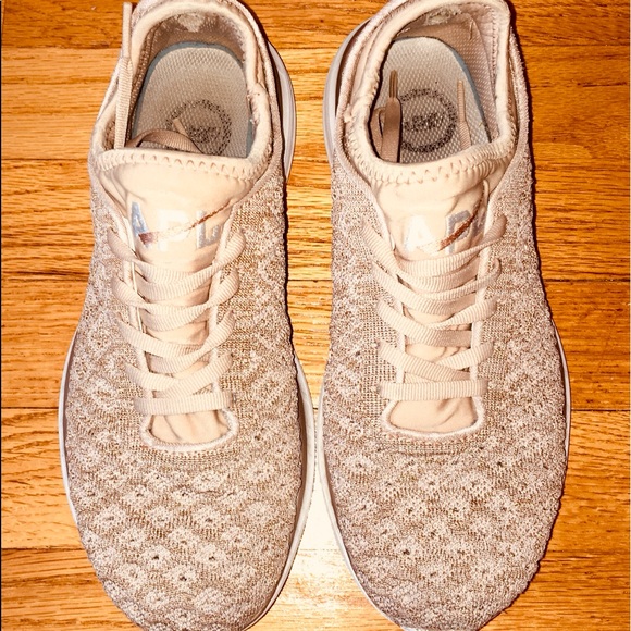 APL Shoes - APL METALLIC ROSE GOLD TECHLOOM PHANTOM SNEAKERS